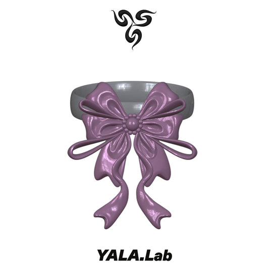 YALA.Lab | 3D Printed Cute Bow Choker Dog Collar