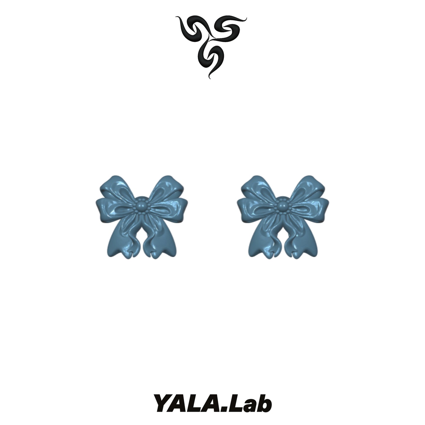YALA.Lab | 3D Printed Cute Bow Choker Dog Collar