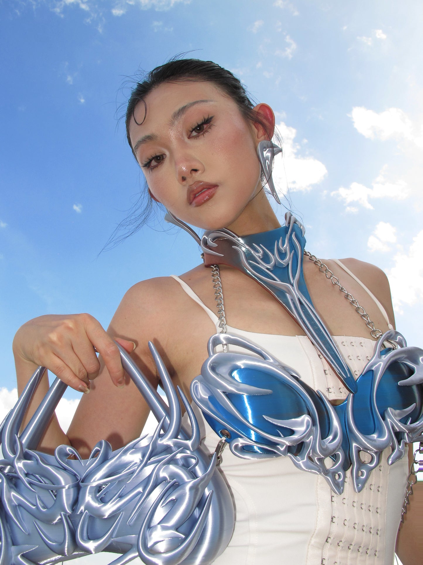 YALA.Lab|3Dprinting Future-tech style multi-color extra bra