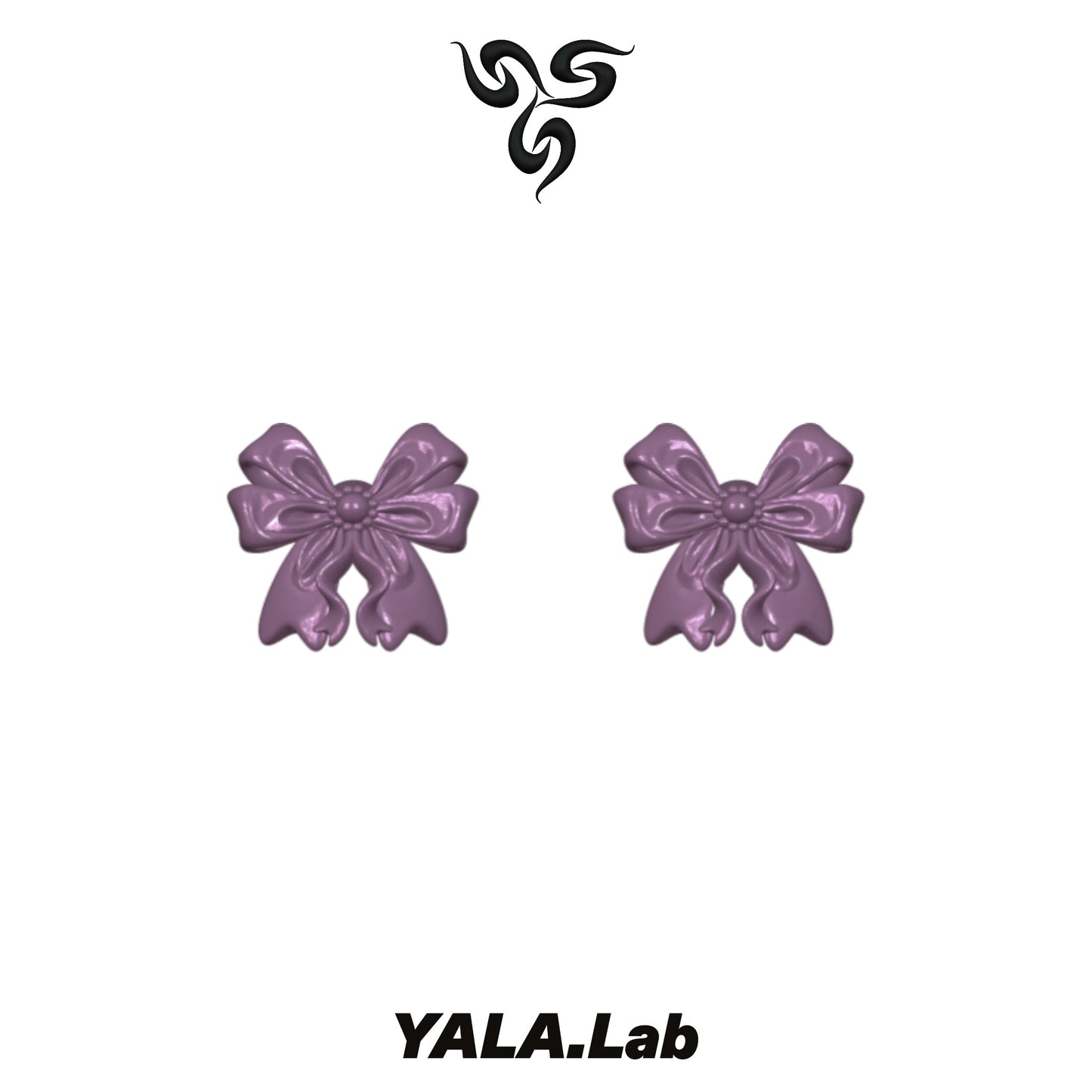 YALA.Lab | 3D Printed Cute Bow Choker Dog Collar
