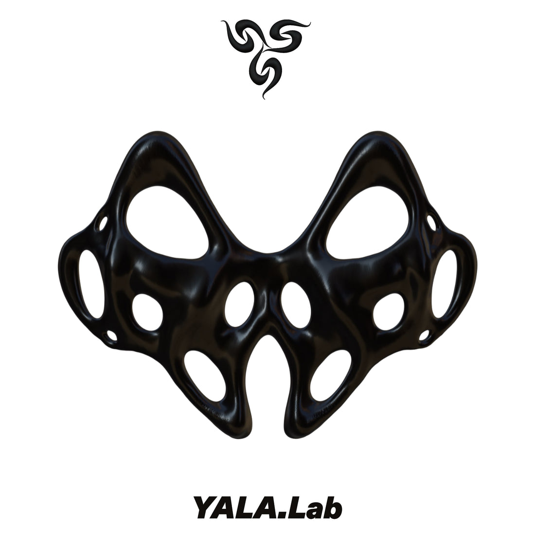3D Printed Hollowed-out Future Tech-sense Skeleton Breastplate by YALA.Lab