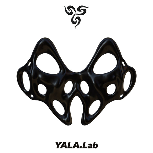 3D Printed Hollowed-out Future Tech-sense Skeleton Breastplate by YALA.Lab