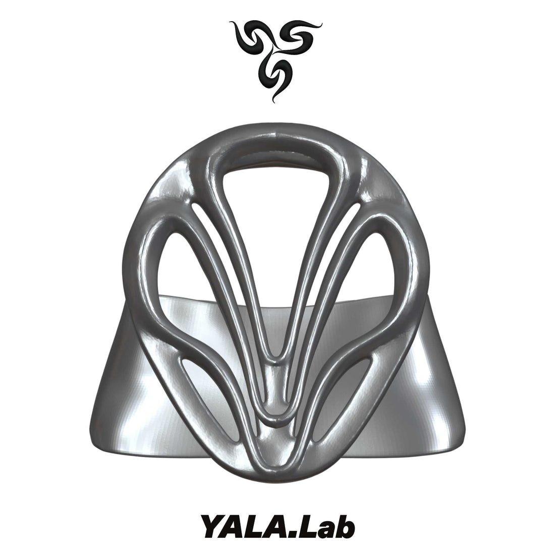 3D Printed Alien Totem Y3K Handle Bag by YALA.Lab
