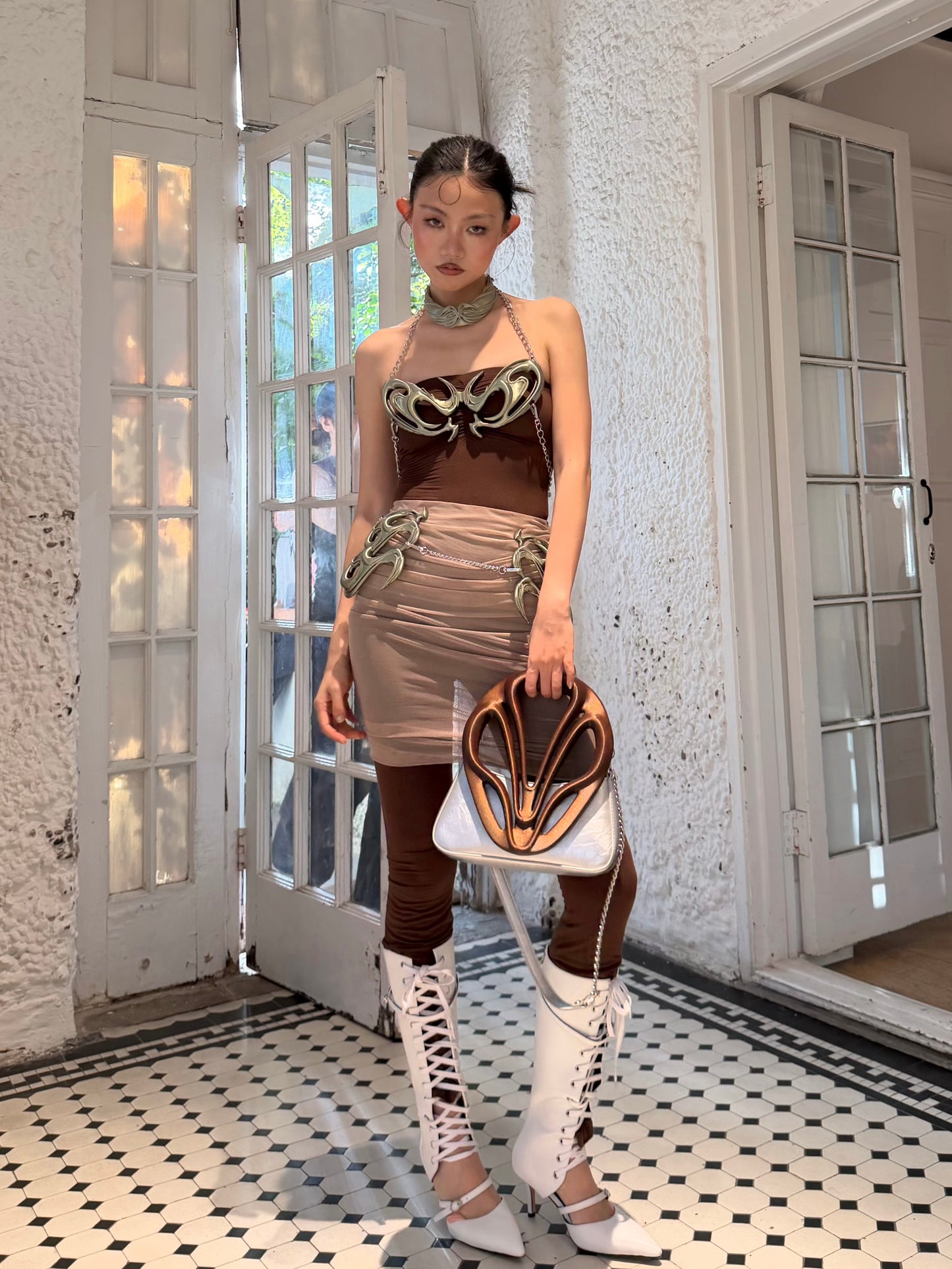YALA.Lab | Y3K Handle Bag Design — 3D-Printed Futuristic Alien Totem Style