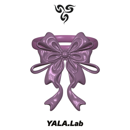 YALA.Lab | 3D Printed Cute Bow Choker Dog Collar
