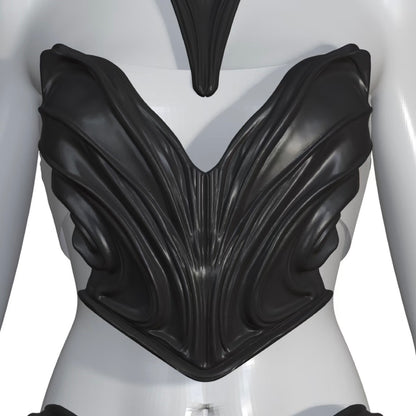 YALA.Lab | Future Cyber Y3K Lava Niche Design Premium Choker Set
