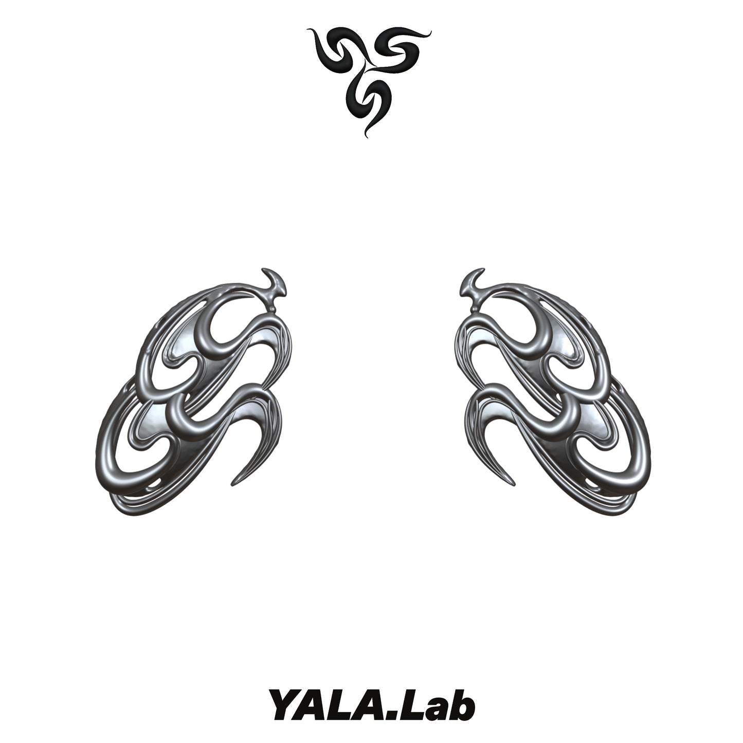 YALA.Lab | 3D Printed Futuristic Mechanical Feeling Y3K Cool Girl Totem Waist Armor