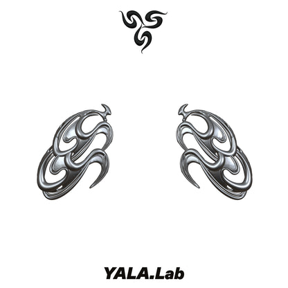 YALA.Lab | 3D Printed Futuristic Mechanical Feeling Y3K Cool Girl Totem Waist Armor