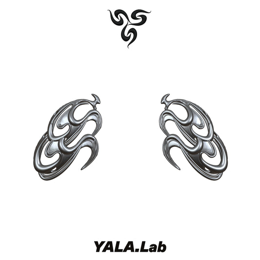 YALA.Lab | 3D Printed Futuristic Mechanical Feeling Y3K Cool Girl Totem Waist Armor