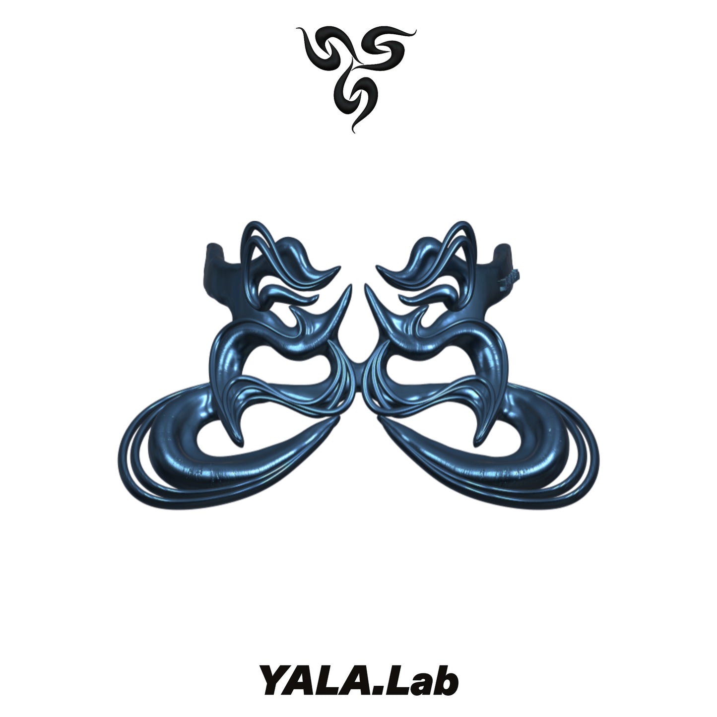 YALA.Lab | 3D Printed Futuristic Mechanical Feeling Y3K Cool Girl Totem Choker