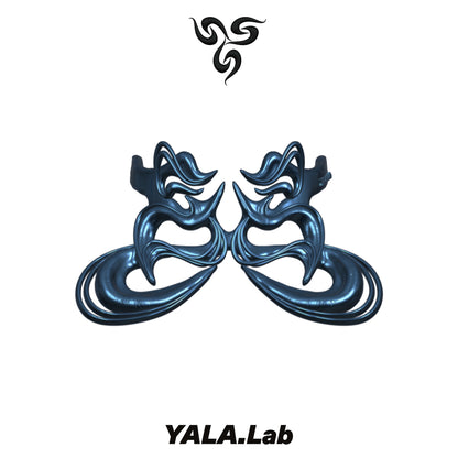 YALA.Lab | 3D Printed Futuristic Mechanical Feeling Y3K Cool Girl Totem Choker