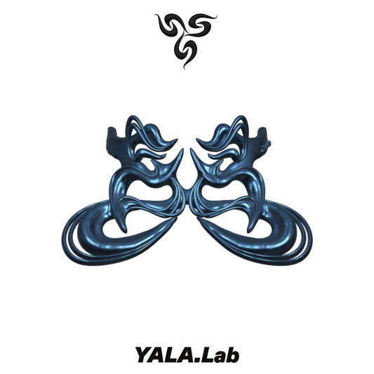 YALA.Lab | 3D Printed Futuristic Mechanical Feeling Y3K Cool Girl Totem Choker