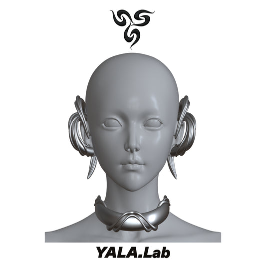 YALA.Lab｜3D PrintingFuture TechnologyElectronic CablesMechanical SenseY
3K Spice Girls Collar Earrings - Collar