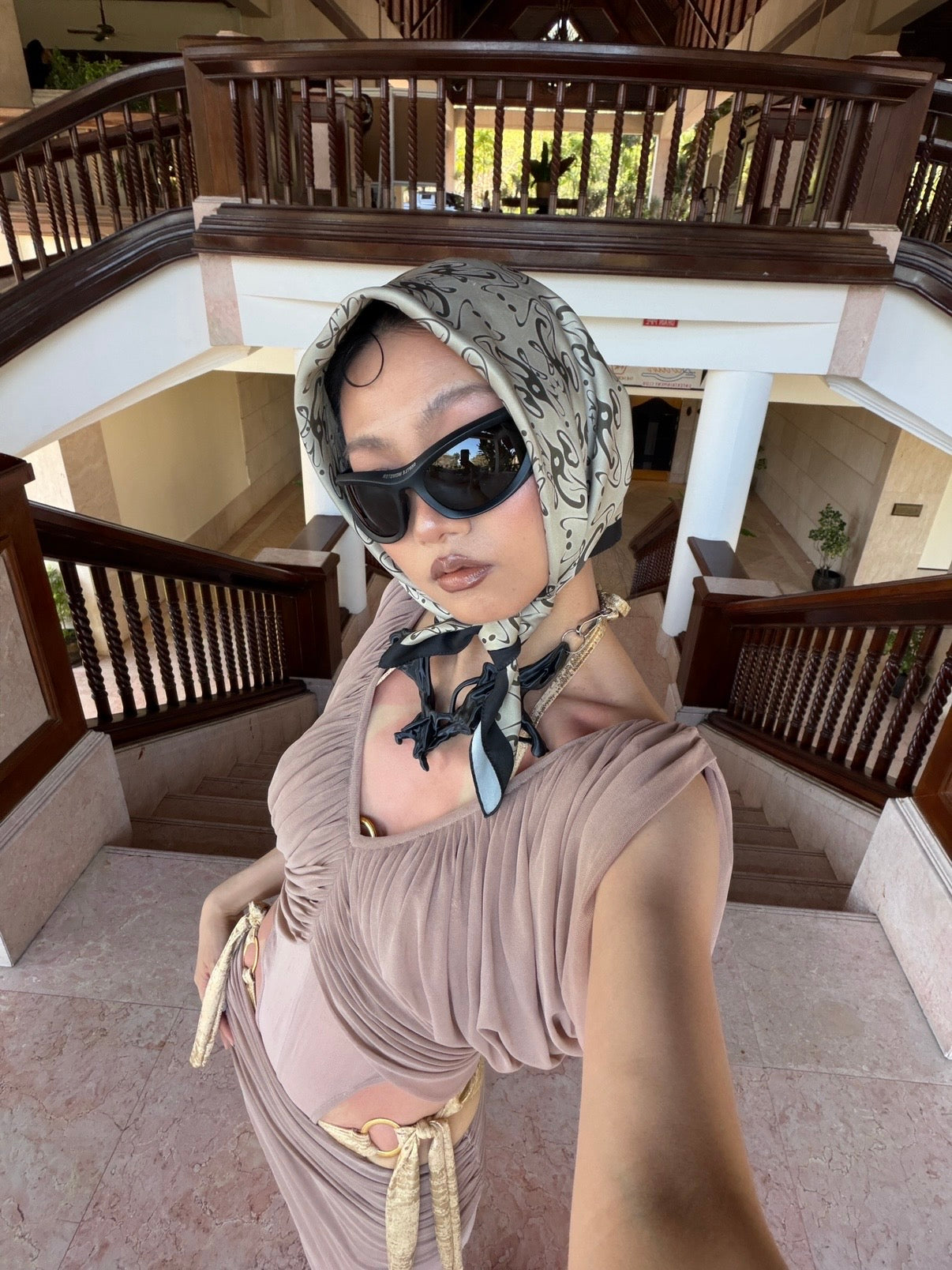 YALA.Lab｜3D-printed bone-wing futuristic Y3K girl choker