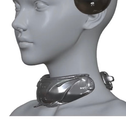 YALA.Lab | 3D Printed Future Cyber Honeybee Hairpins and Collars
