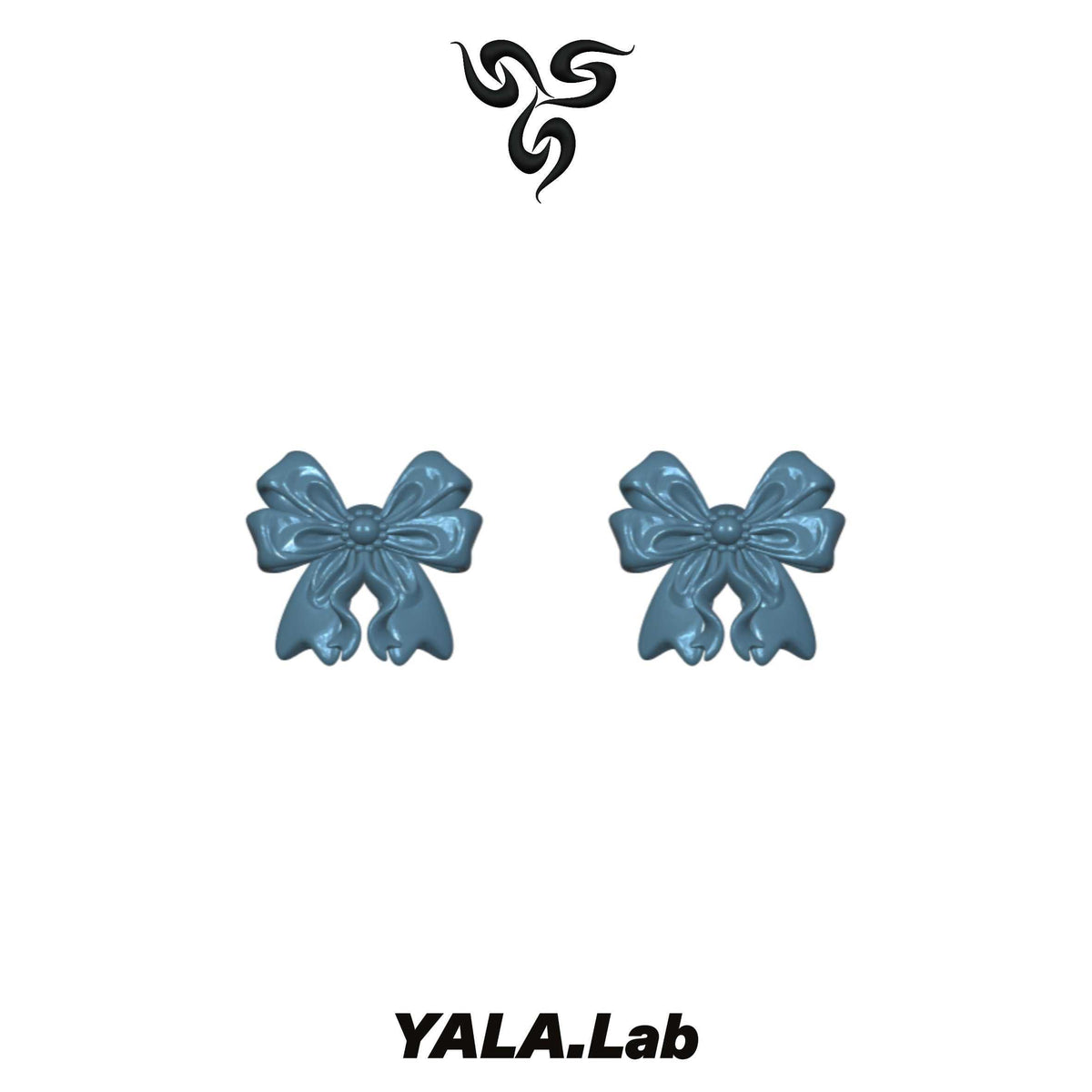 3D printed cute bow choker dog collar by YALA.Lab